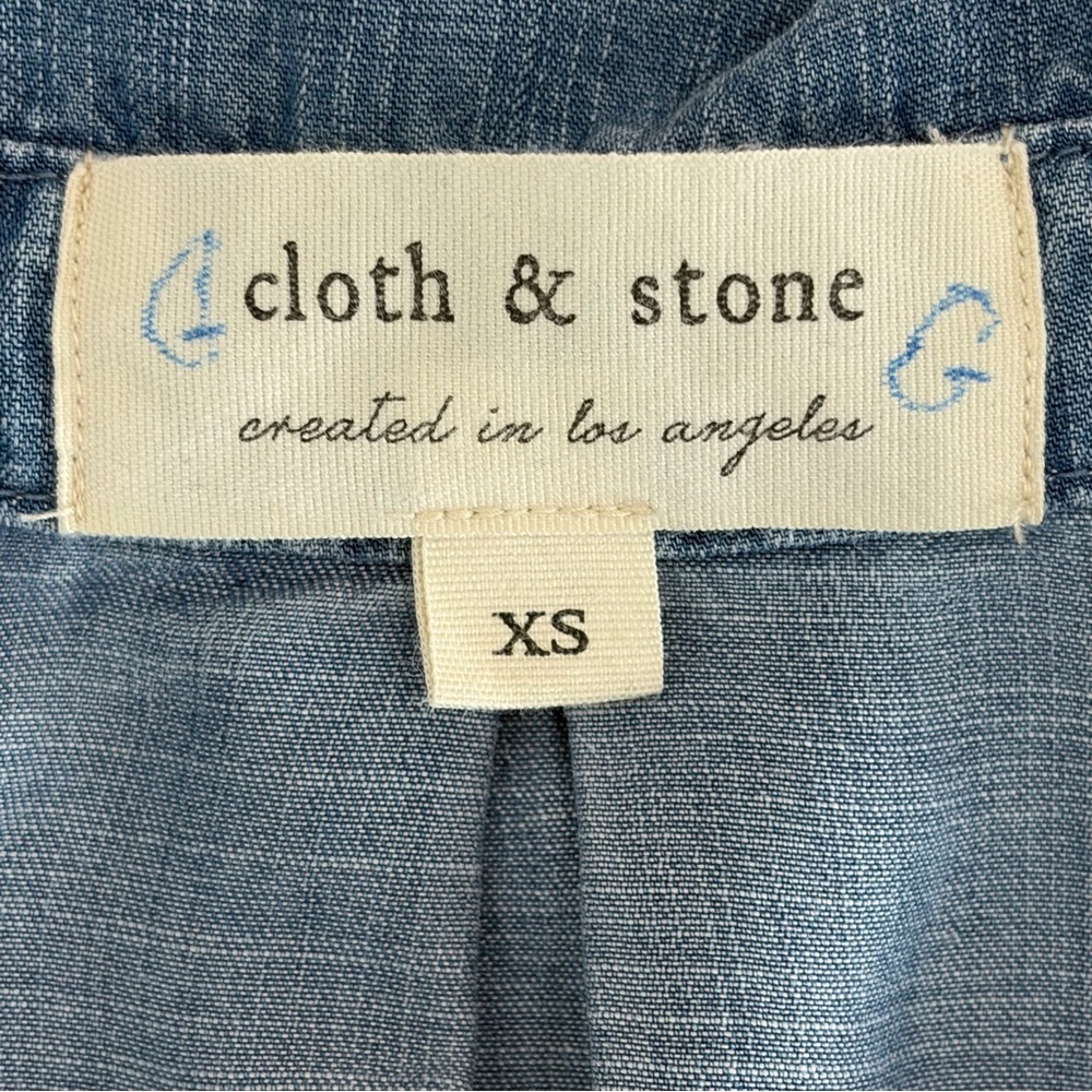 Cloth & Stone Denim Button-Up Shirt - Picture 8 of 10